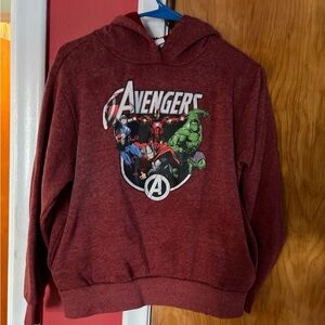 Kids Marvel hoodie size